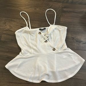 Peplum Top. NWT